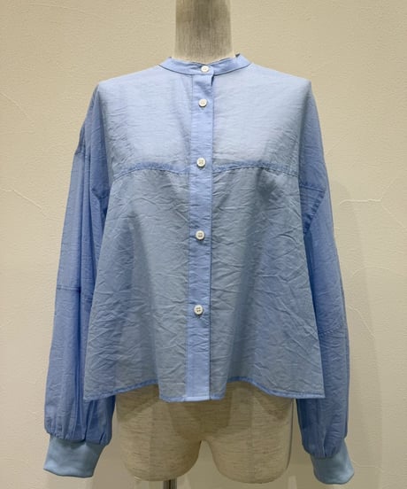 ★オトク早割ご予約★  ソフトオーガンリブショートシャツ 601457 cyantokyo  003-2604