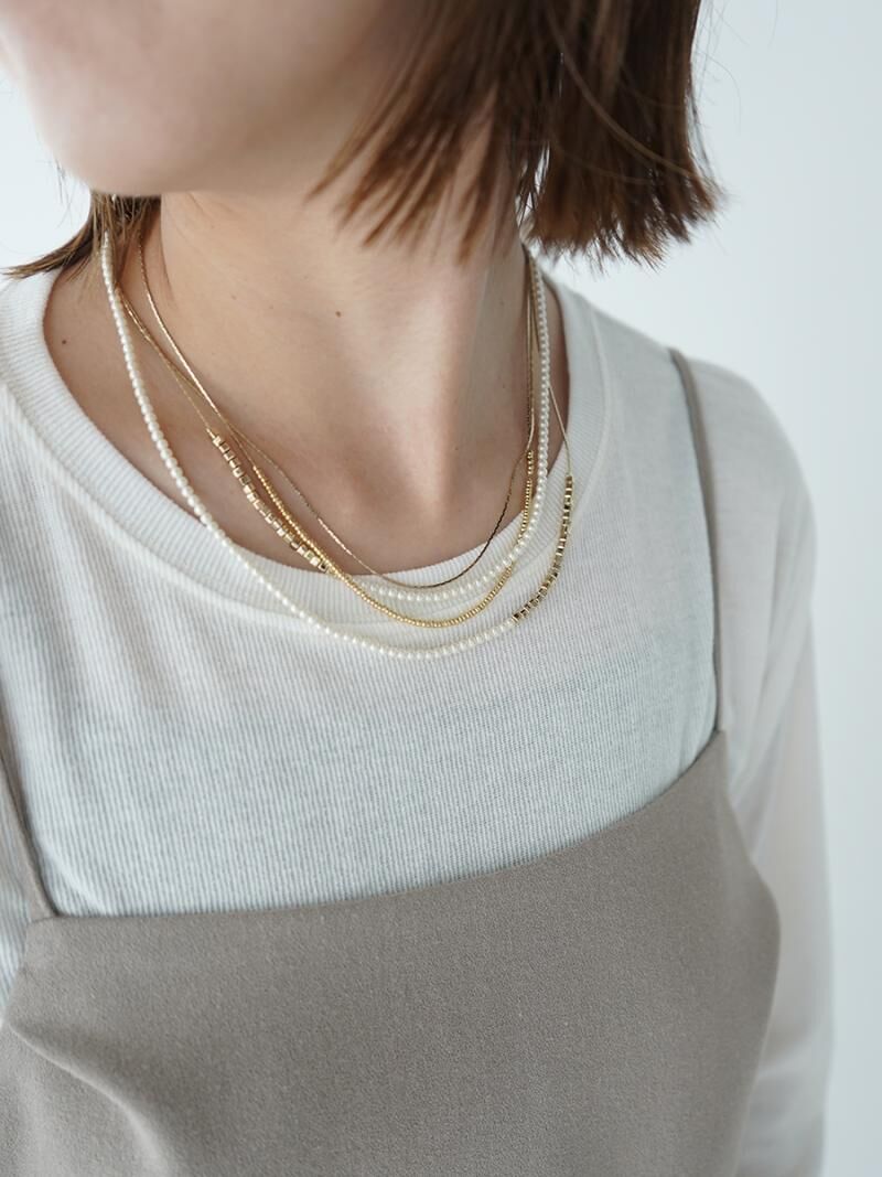 CHIGNON シニオン 24梅春ご予約】 Wチェーンネックレス 0036 CHIGNON シニオン 24梅春ご予約】 Wチェーンネックレス 0036