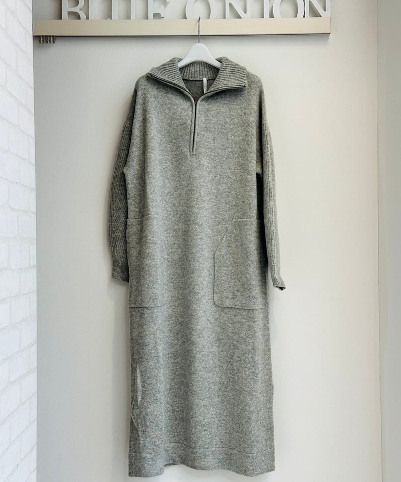 タスマニアウールZIPワンピース 809614 | BlueOnionStore 
