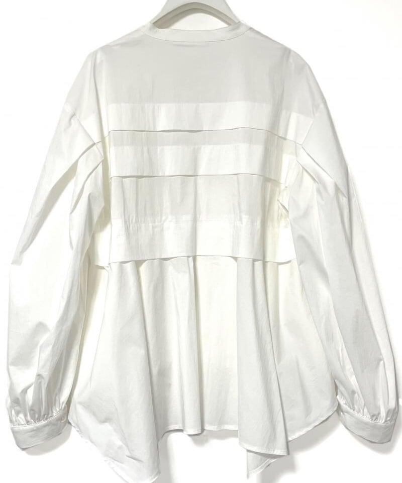 CHIGNON シニオン 24梅春ご予約】 タックデザインブラウス 1236-482K
