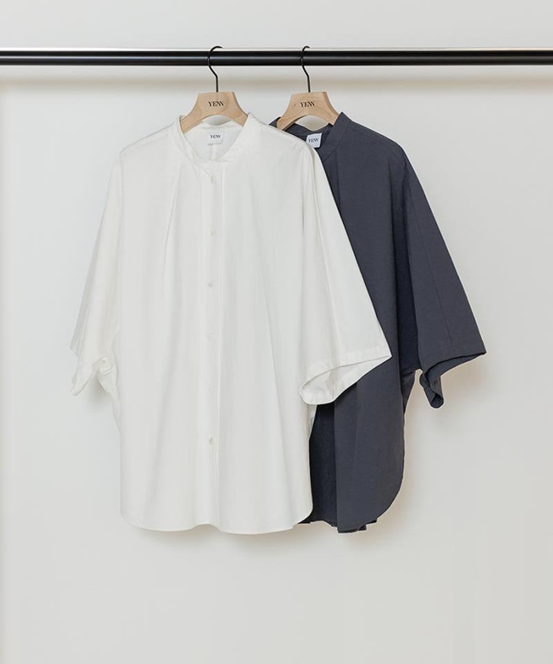 YENN イエン 24aw 初秋ご予約】 ROUND FORM SHIRT 