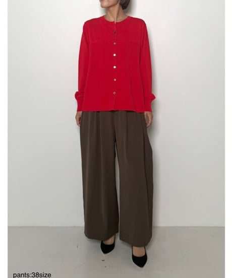 ビスチェ付カーディガンknit  【CHIGNON   シニオン　26春ご予約】  9456- 482 JR     2512b-039