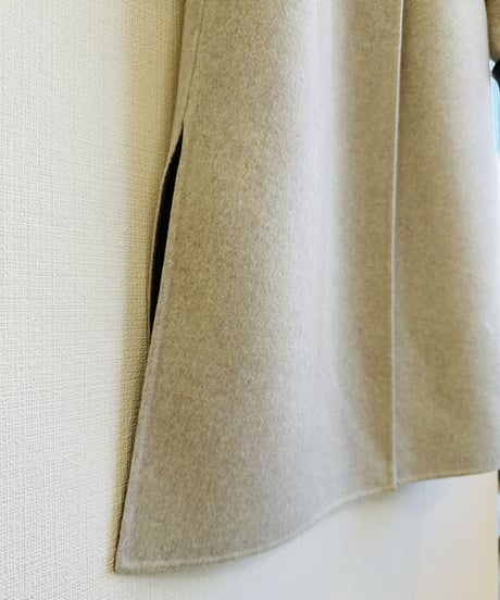 リバー仕立てロングコート　352-84519