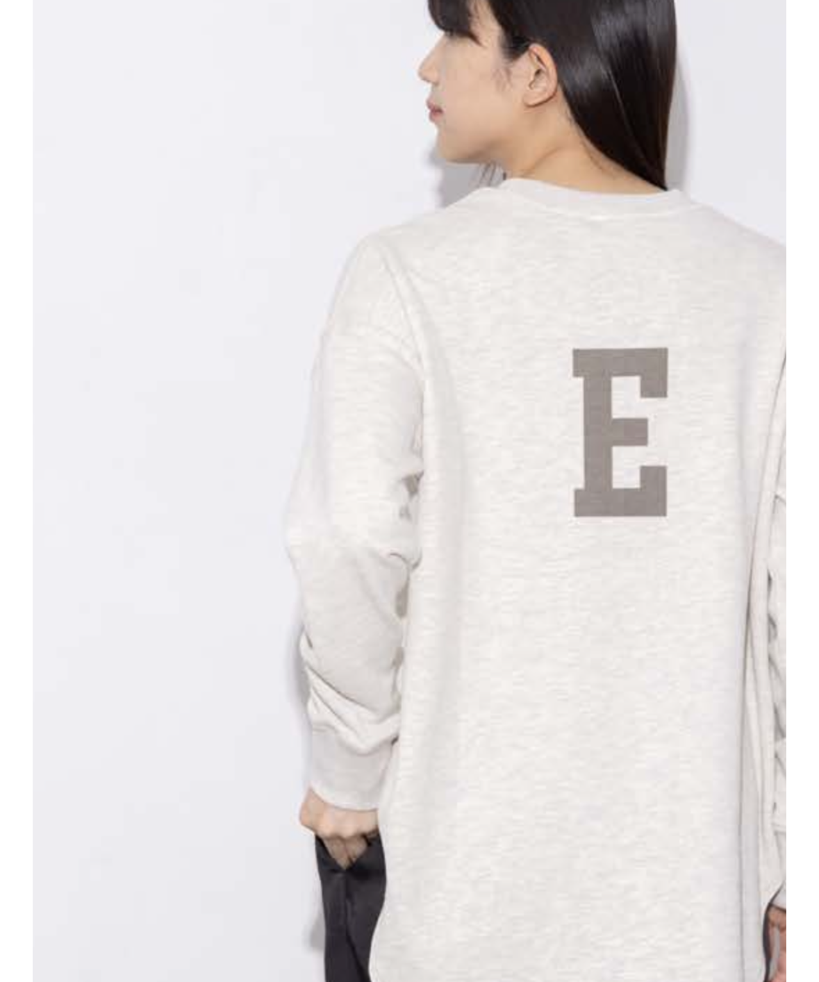 MARGAUX マルゴー 25秋冬ご予約】 BACKロゴスウェットプルオーバー MG C