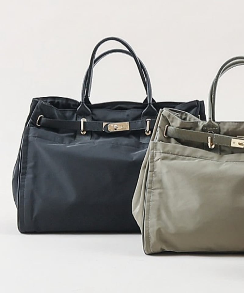 ☆オトク早割ご予約☆ PL BELTED TOTE L ポリエステルベルテッドトート
