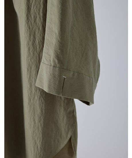 ROUND FORM SHIRT  （setup対応）   【yenn  イエン　25春ご予約】　Y261-11005    2602abc-039