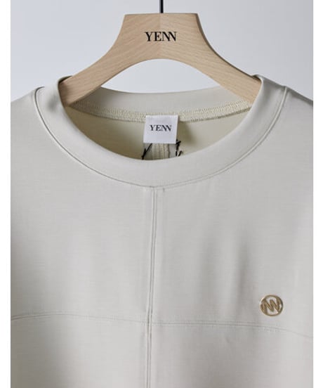STITCH WORK TEE    （setup対応）【yenn  イエン　25春ご予約】  Y261- 82020  2602abc-039