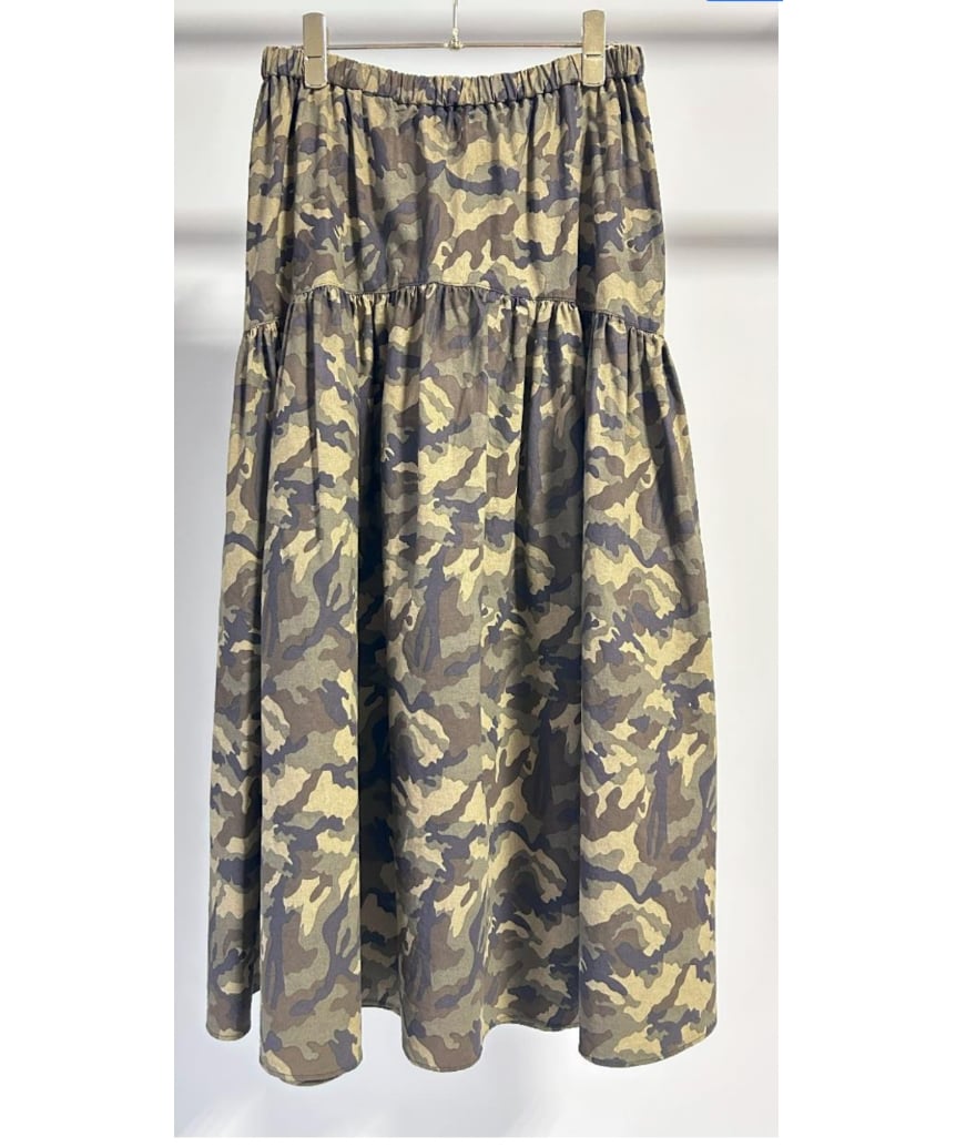 MARGAUX マルゴー 25春ご予約】 camouflage gather skirt MARGAUX マルゴー 25春ご予約】 camouflage gather skirt