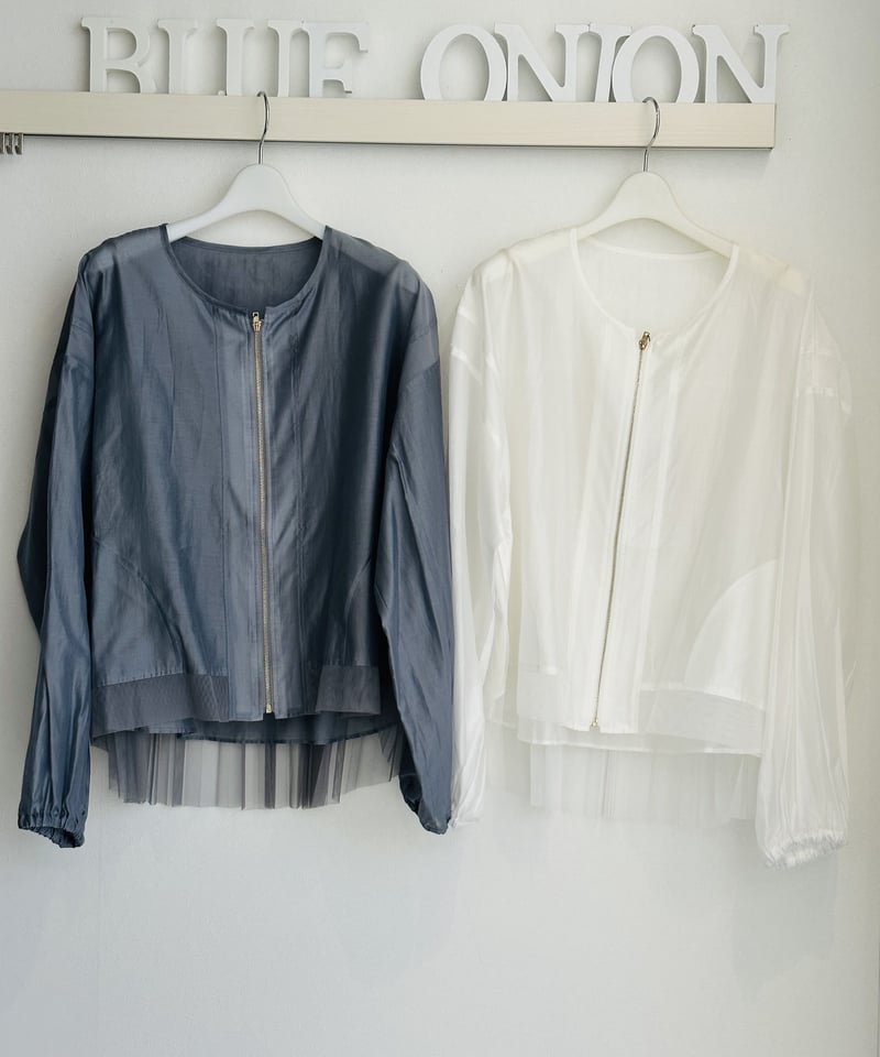 バックプリーツシアーブルゾン 70030-3129 | BlueOnionStore