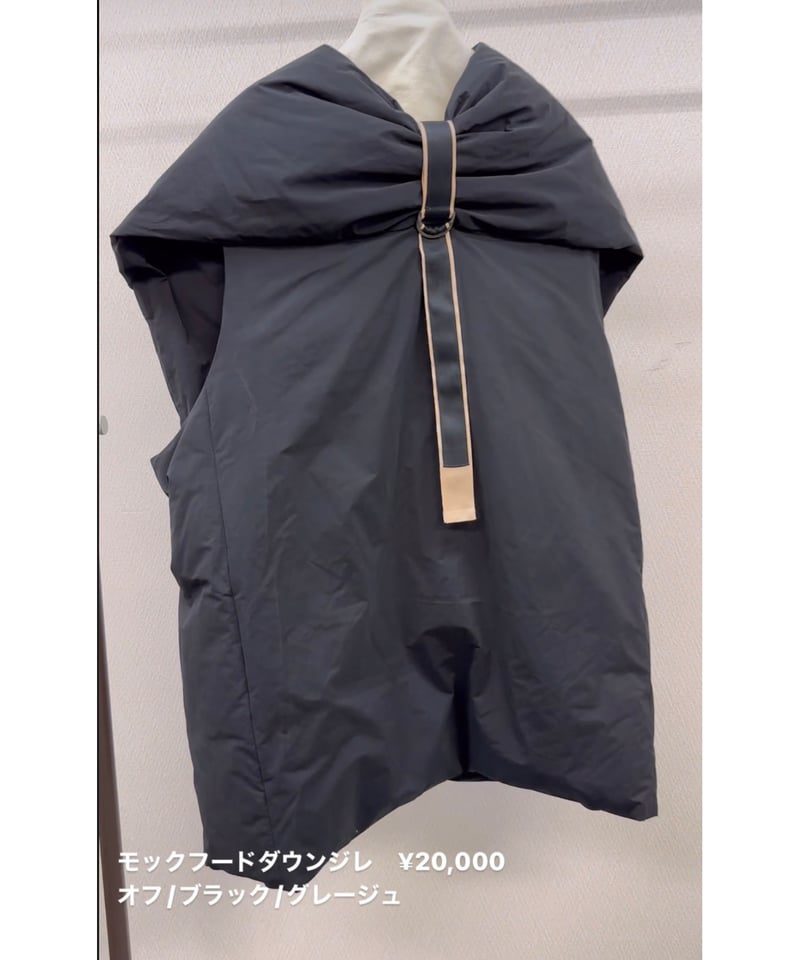 大人気☆今ならお取り寄せ可能です☆ ショールカラーダウンジレ jk1026 