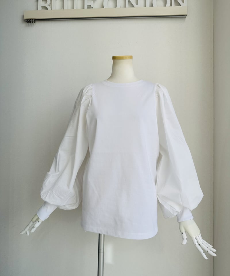 ☆この秋も再販決定 ☆継続で大人気☆カットソー×布帛セットイン