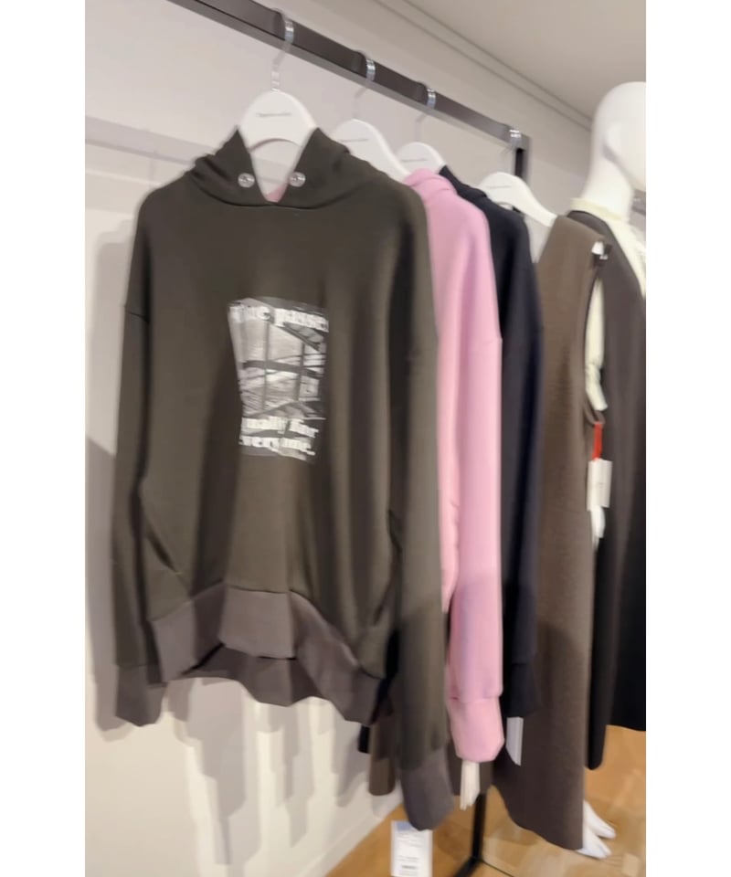 フォトプリント裏起毛パーカー 80243603 | BlueOnionStore