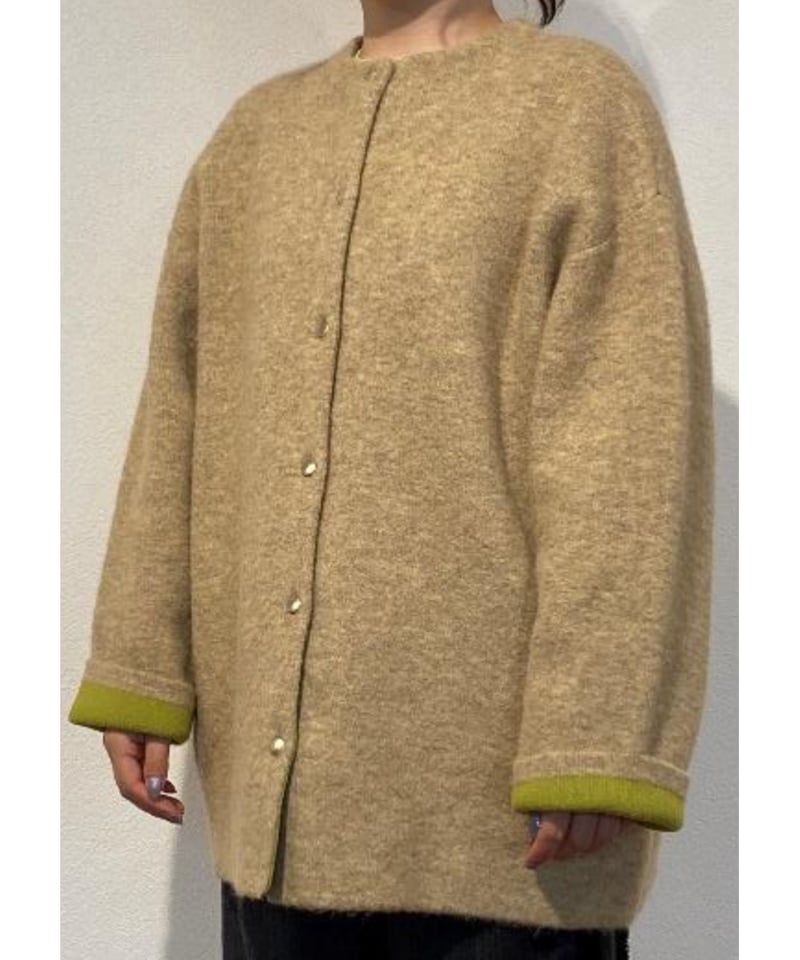 大人気☆最終de再入荷☆ ダブルフェイス ニットコート 733663 