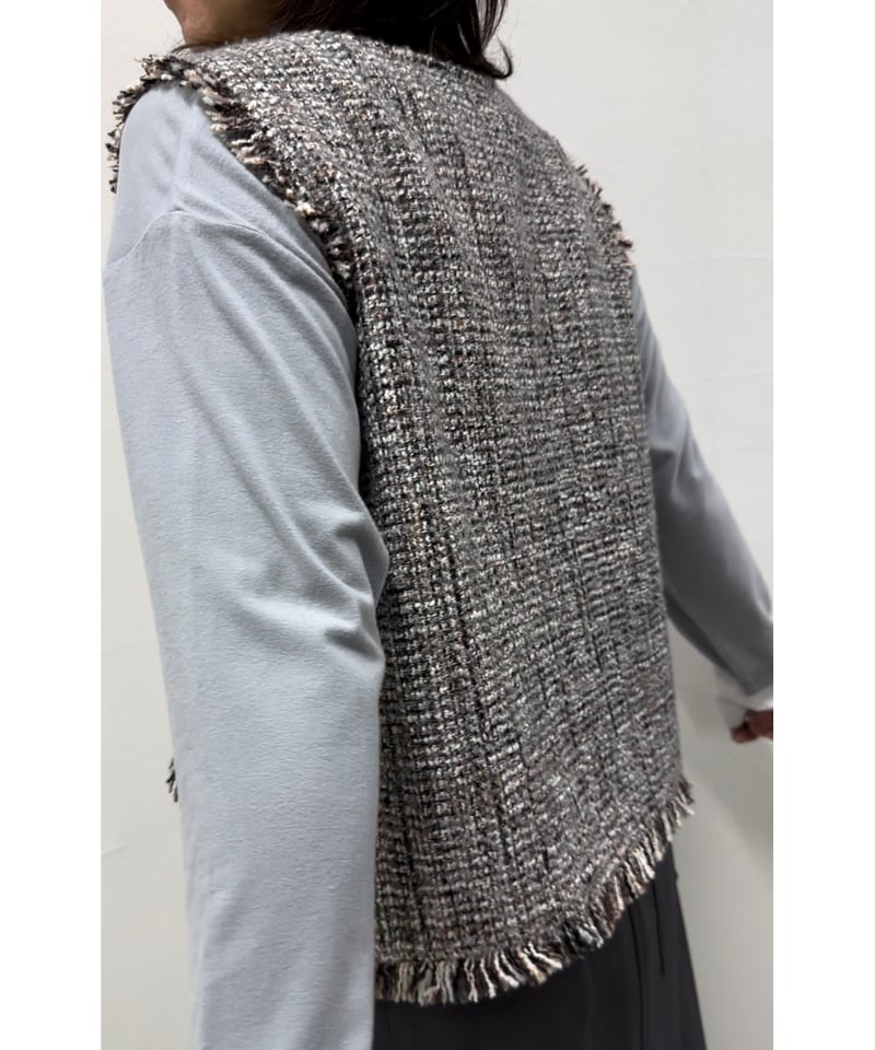 セブンフェアリーシアンさんツィードベスト 楽天市場】cyan tokyo（ベスト・ジレ｜トップス）：レディース