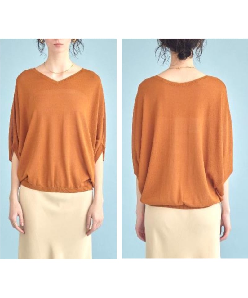 ポンチョ型2wayニットpullover 256103 2504a | BlueOn ポンチョ型2wayニットpullover 256103 2504a | BlueOn