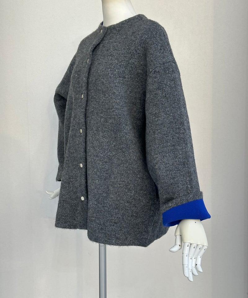 大人気☆最終de再入荷☆ ダブルフェイス ニットコート 733663 
