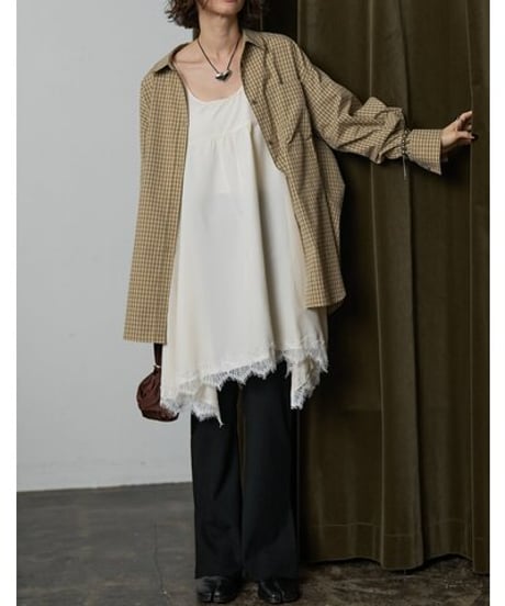 ★シニオン26秋ご予約★  レースイレギュラーヘムチュニックtank top  1564 - 088 NH chignon  039-2608