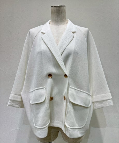 ★オトク早割ご予約★  ニットライクメッシュW ジャケット 601453 cyantokyo  003-2604