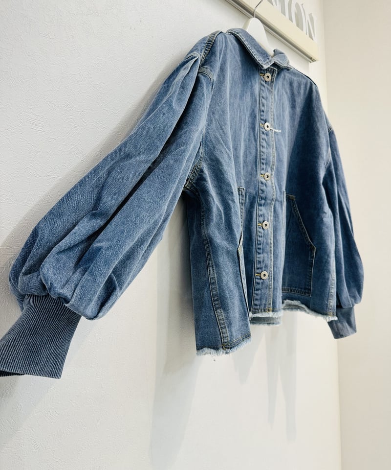 ワイドスリーブデニムジャケット 304127 | BlueOnionStore ワイドスリーブデニムジャケット 304127 | BlueOnionStore