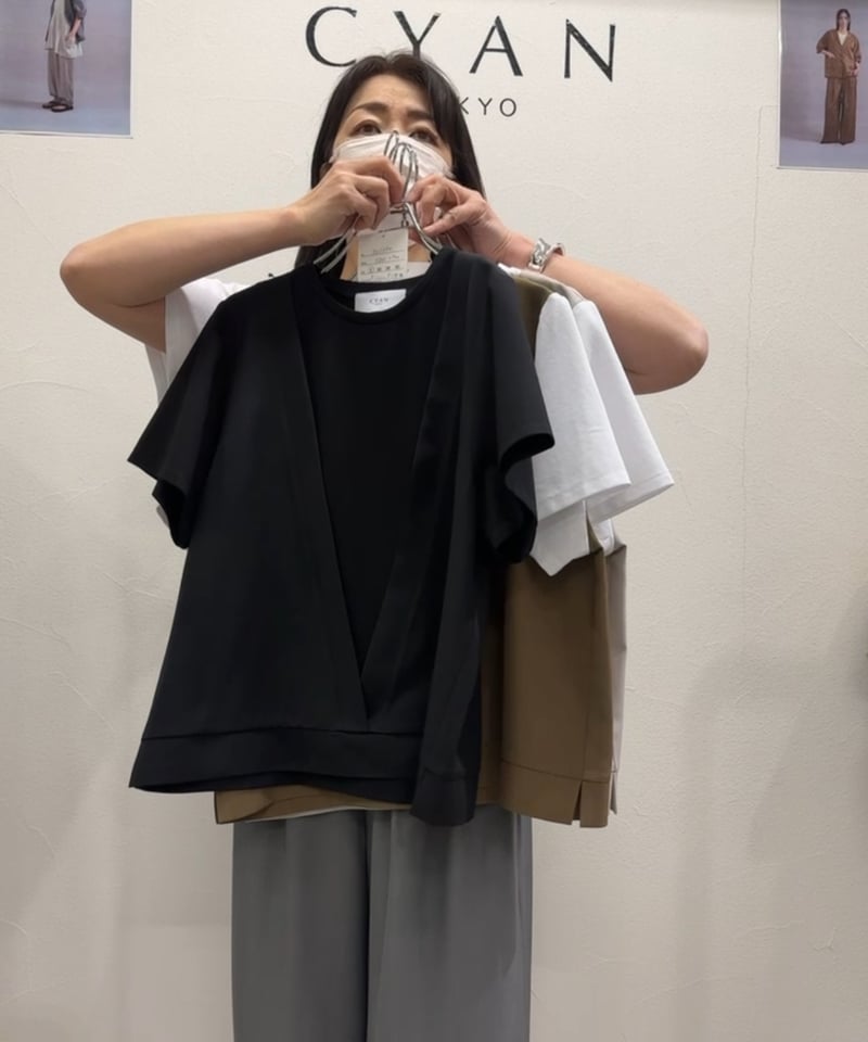 CYAN tokyo シアントーキョー 25春夏ご予約】 レイヤーライク CYAN tokyo シアントーキョー 25春夏ご予約】 レイヤーライク