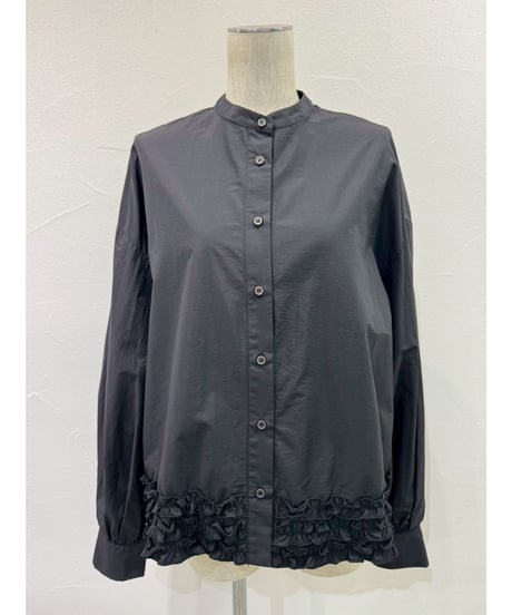 ★オトク早割ご予約★  ヘムフリル shirt  【CYAN tokyo　シアントーキョー　26春ご予約】  610448  2603 b -003