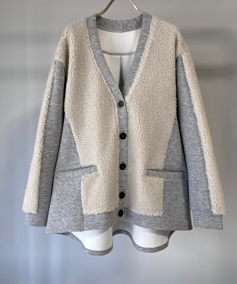 MARGAUX マルゴー 24秋冬ご予約】 BOUCLE PATTERN CARDIGA 