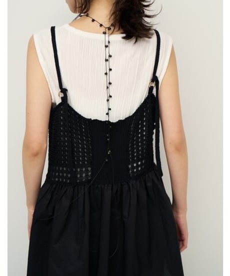 ◇ご予約◇  モチーフニットcamisole 9562- 391 KK chignon 26ss04