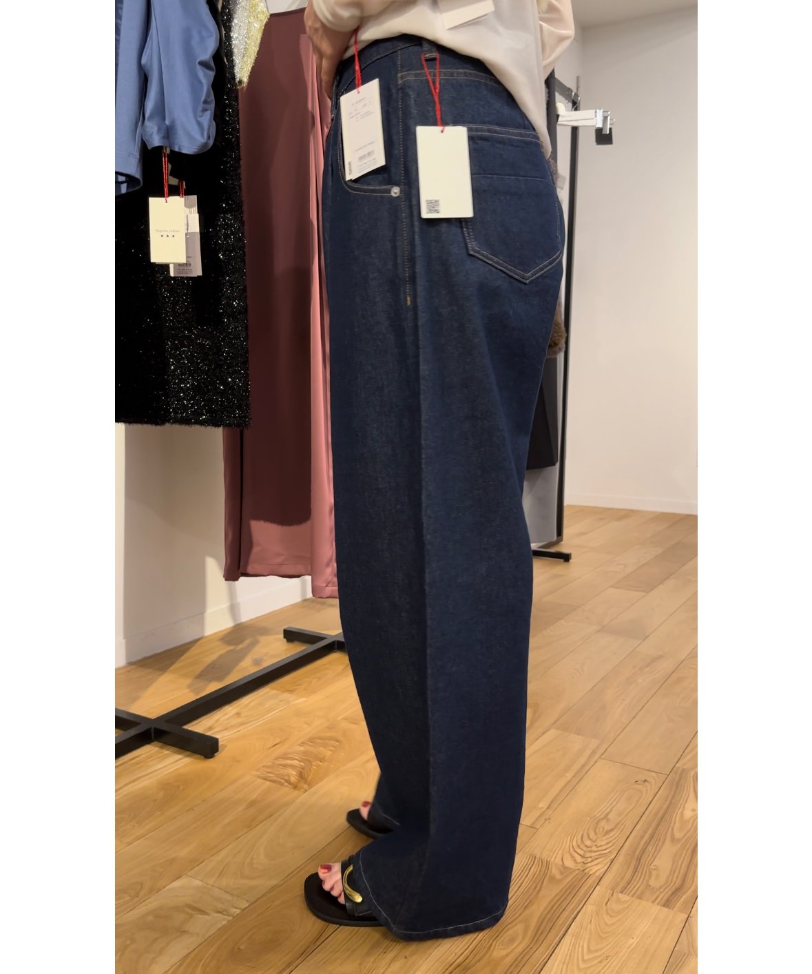 ハイウェストwideカーブdenim 80243025 | BlueOnionStore