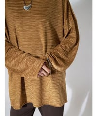 ★シニオン26秋ご予約★   シアーベロアボーダーロンTEE  8964 - 047 KK chignon  039-2608