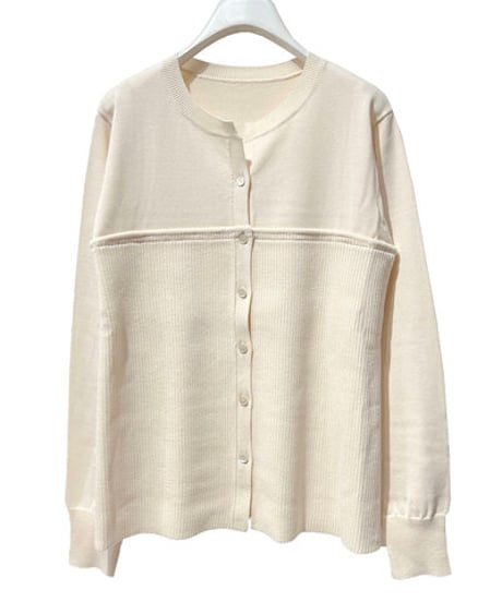 ビスチェ付カーディガンknit  【CHIGNON   シニオン　26春ご予約】  9456- 482 JR     2512b-039