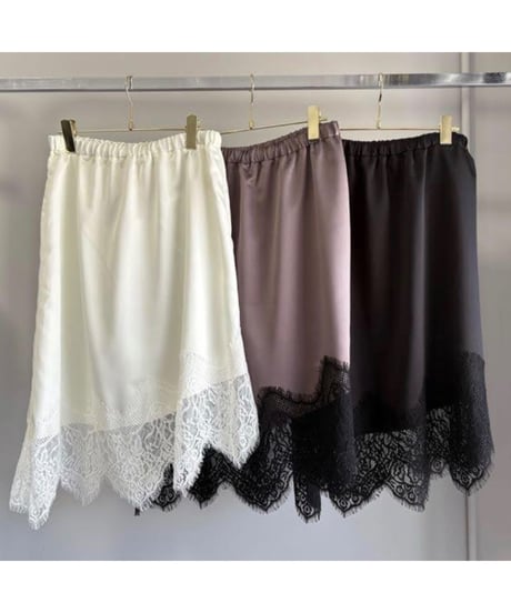 ★オトク早割ご予約★マルゴー　ヘムレースskirt  margaux  MG SK 26097 -A 2607c-008