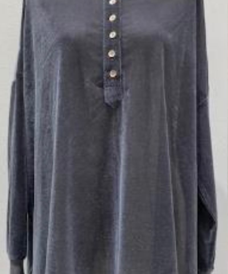 【シアントーキョー⠀】ベロアチュールオーバーブラウス 新品 定価14300円 CYAN tokyo シアントーキョー 24秋冬ご予約】 ベロアチュール