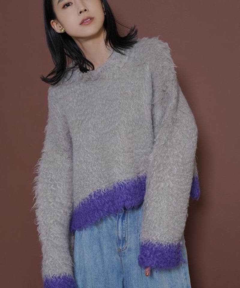 CYAN tokyo シアントーキョー 25秋冬ご予約】 配色カーリーショート