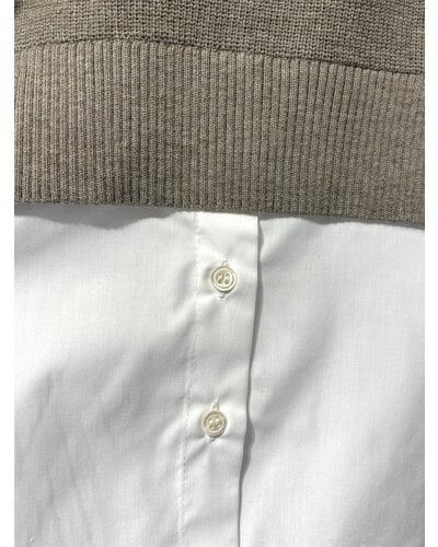 CHIGNON シニオン 25秋ご予約】 シャツスリーブアゼニット 9854