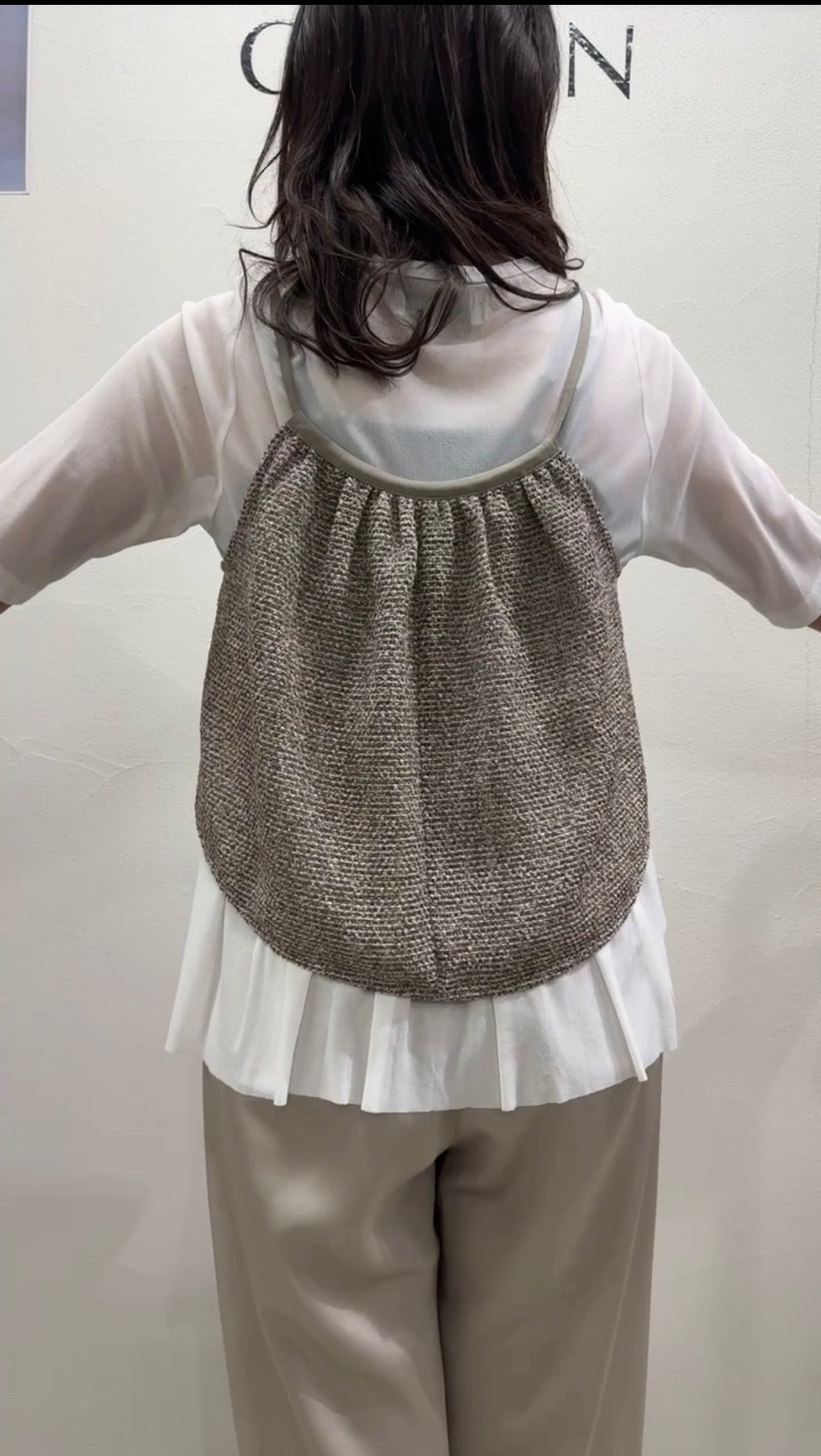 CYAN tokyo シアントーキョー 25春夏ご予約】 メッシュツイード CYAN tokyo シアントーキョー 25春夏ご予約】 メッシュツイード