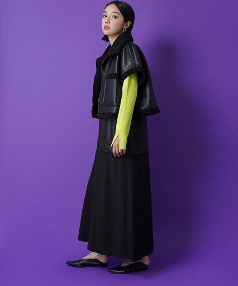 ヴィーガンレザーレイヤーワンピース 307154 | BlueOnionStore 