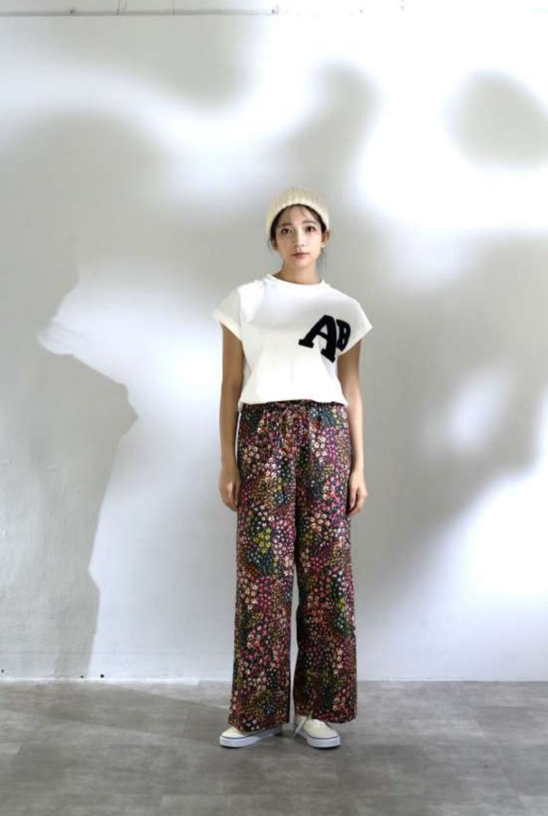 MARGAUX マルゴー 25春ご予約】 flower wide pants MG PT 
