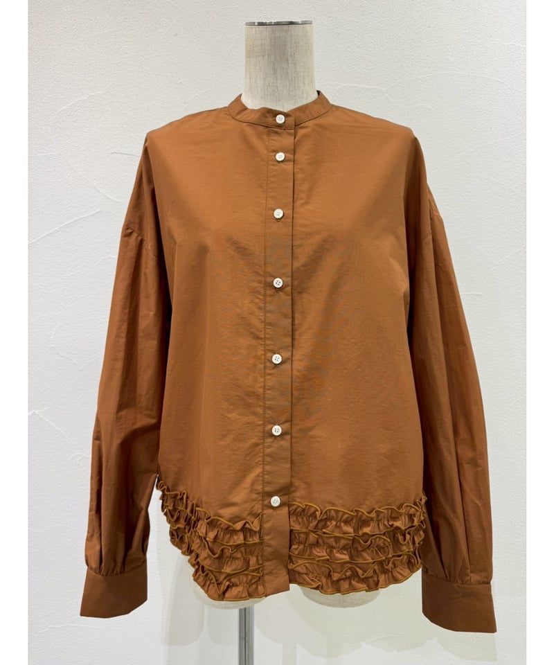 ☆オトク早割ご予約☆ ヘムフリル shirt 【CYAN tokyo シアン