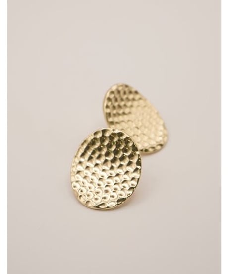 ウェービープレートearring&pierce  【CHIGNON   シニオン　26春ご予約】  0056- earring 511 KK  pierce 512SH   2512b-039