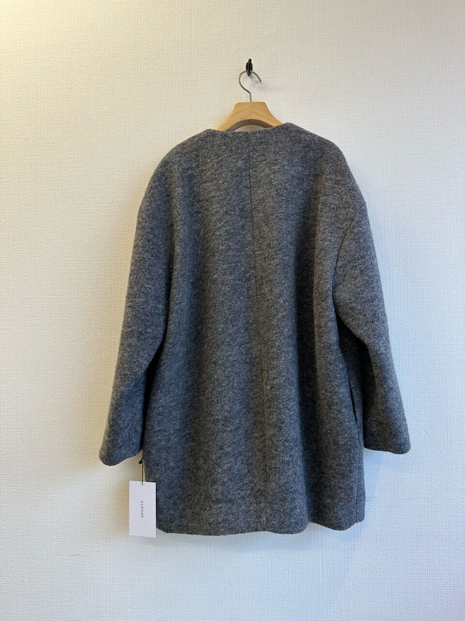 CLOCHE クロッシェ 23秋冬ご予約】 スライバーコート 350-84017 CLOCHE クロッシェ 23秋冬ご予約】 スライバーコート 350-84017