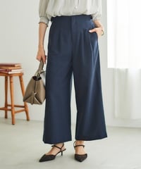 【le. coeur blanc ルクールブラン     25夏ご予約POP-UP】   タンブラーブッチャータックワイドパンツ　3053055904