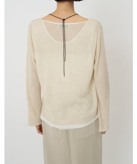 タンクレイヤード knit  【CHIGNON   シニオン　26春ご予約】  9561- 089 gs     2602b