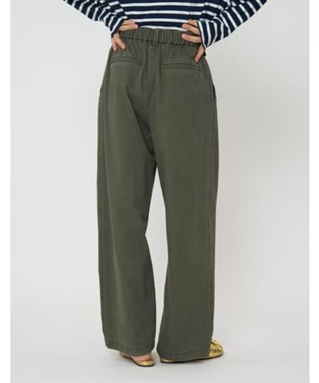 ウォッシュドチノ pants   【CHIGNON   シニオン　26春ご予約】  3261- 045 bt      2602b