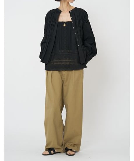 ウォッシュドチノ pants   【CHIGNON   シニオン　26春ご予約】  3261- 045 bt      2602b