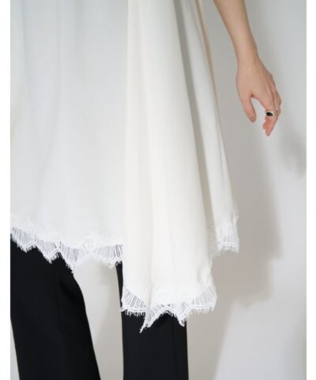 ★シニオン26秋ご予約★  レースイレギュラーヘムチュニックtank top  1564 - 088 NH chignon  039-2608