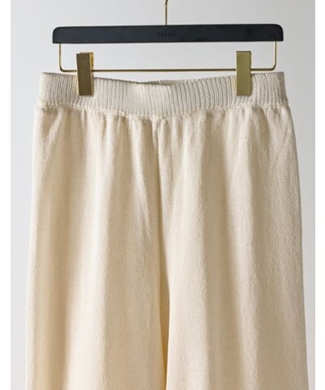 🔹ミュールご予約🔹　ペーパーヤーンニットpants M262- 33082 Mewl 26ss04