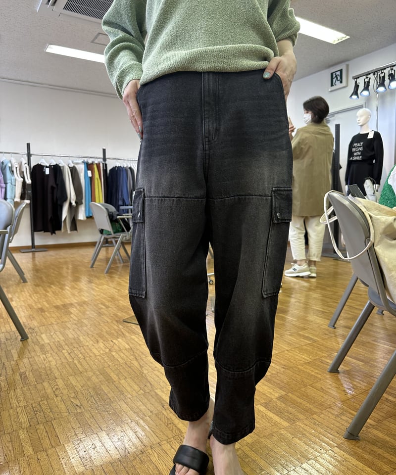 キャロットカーゴデニムパンツ 809115 | BlueOnionStore
