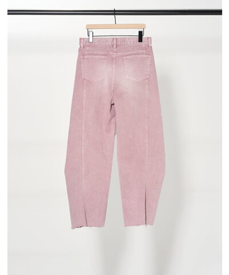 YENN イエン 25ss 春夏ご予約】 KNEE TUCK DENIM PT YENN イエン 25ss 春夏ご予約】 KNEE TUCK DENIM PT