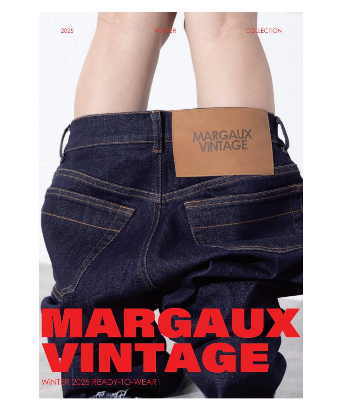 MARGAUX 25秋冬ご予約】 onewash ワイドデニムパンツ 2510a