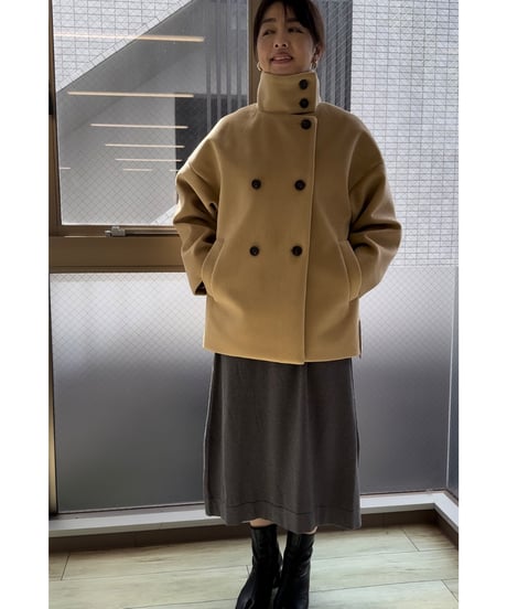 AIVER　W70ラムタッチウールショートバルマカーンコート　S AIVER（アイバー）の「AIVER W70ラムタッチウールショートバルマカーン